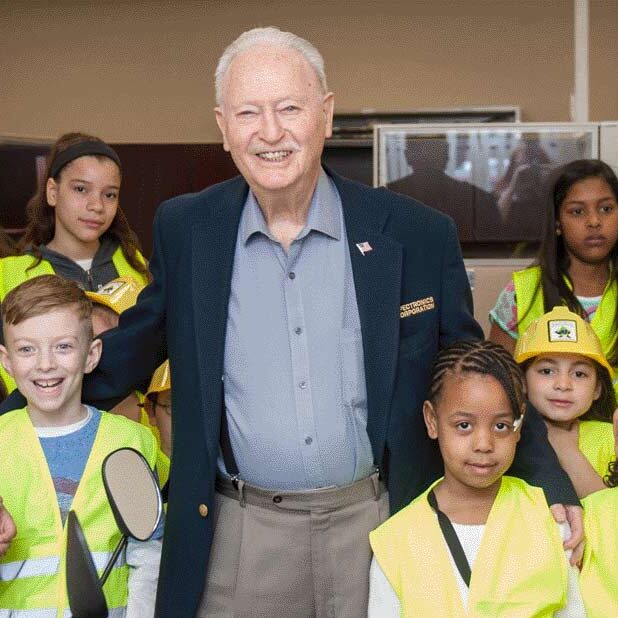 bcooper-work-kids Bill Cooper with the future generation