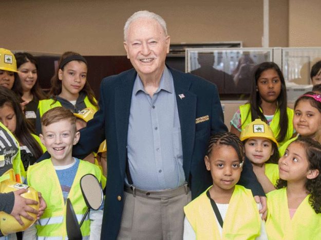 bcooper-work-kids Bill Cooper with the future generation