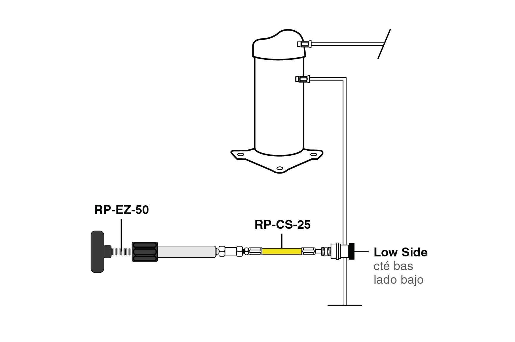 Tracerline Spectronics TP-2210CS Cool Seal A/C Leak Sealer Spritzen-Injektor-Kit