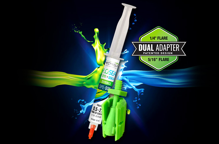 GLO Seal Syringe with Dual Adaptor - Spectroline