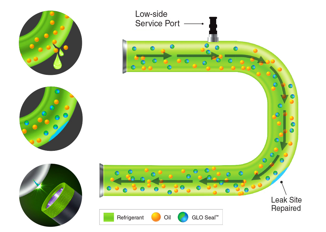 GLO Seal Colorant fluorescent avec agent de scellement - Spectroline