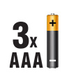 3 AAA-Batterien