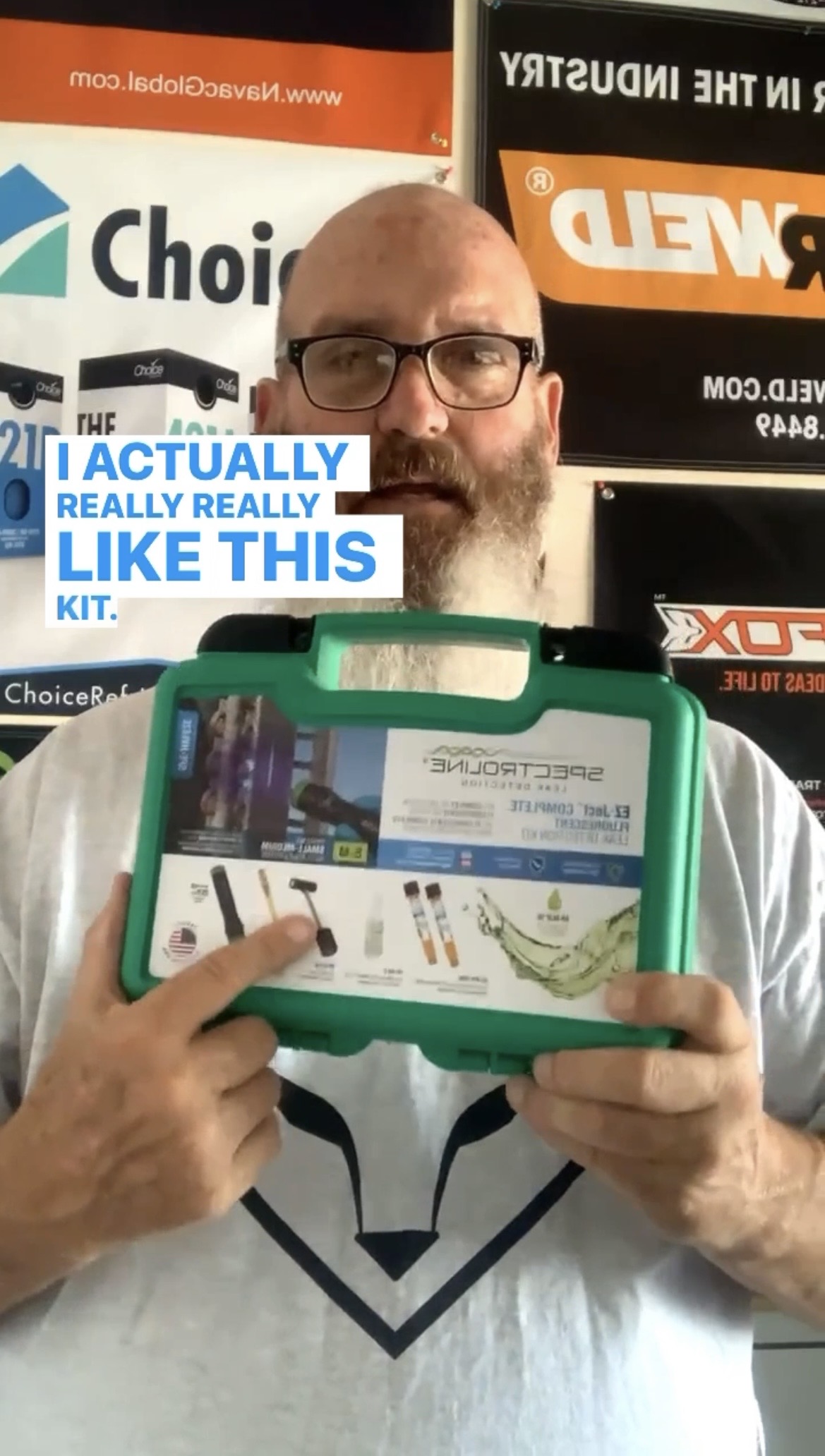 HVAC_Refer_Guy with the EZ-Ject kit from Spectroline