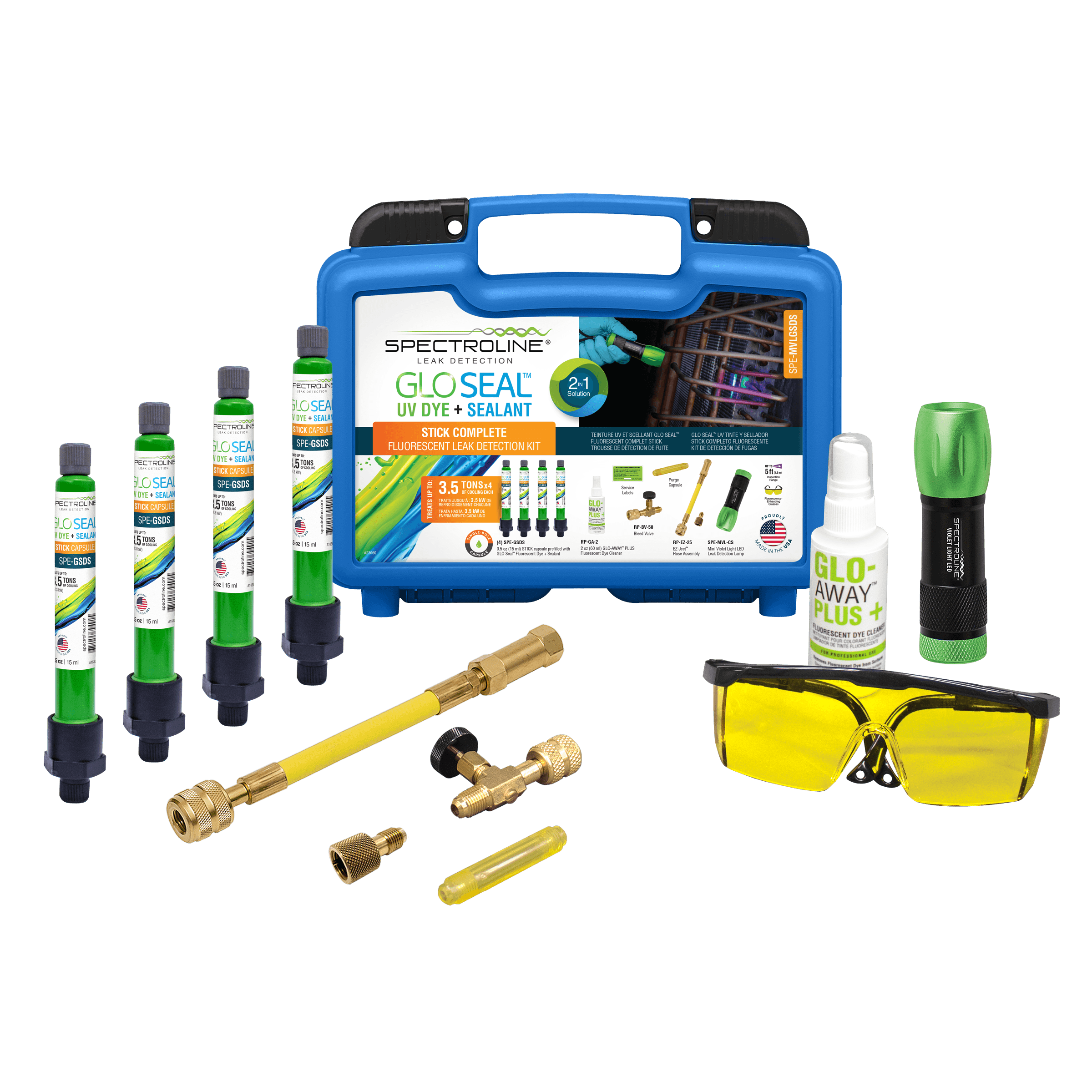 SPE-MVLGSDS GLO SEAL™ STICK COMPLETE FLUORESCENT LEAK DETECTION KIT