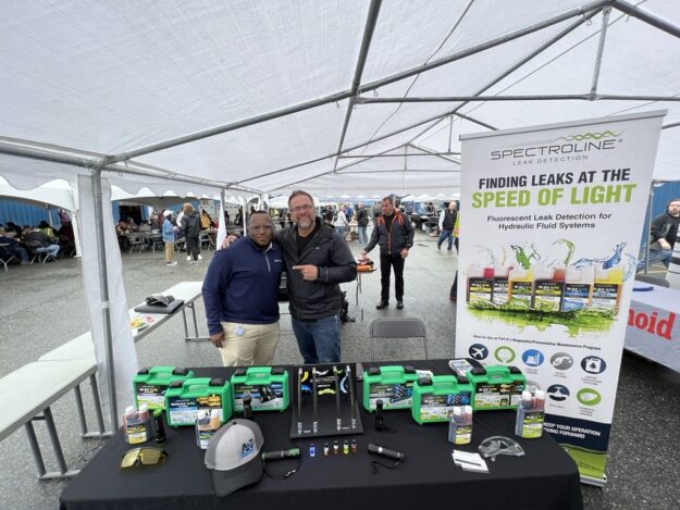 ARG-industrial-President-with-Antwan ARG industrial president with Spectroline leak detection expert