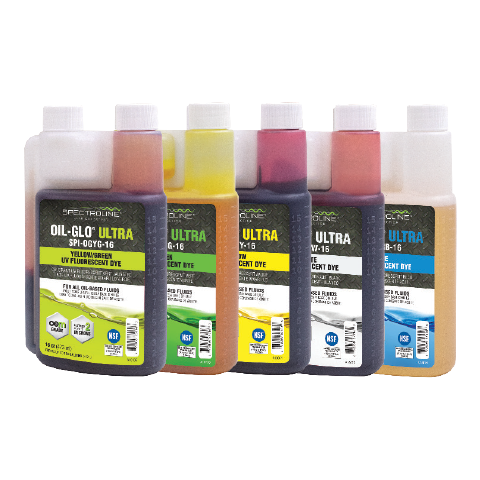 Colorantes Oil-GLO Ultra de Spectroline