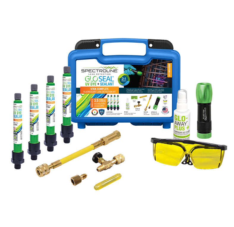 GLO SEAL STICK COMPLETE FLUORESCENT LEAK DETECTION KIT from Spectroline