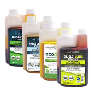 Industrial leak Detection Dyes from Spectroline